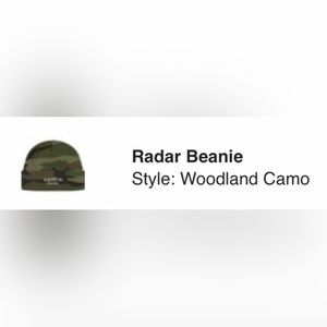 Supreme Radar Beanie - Woodland Camo FW20BN13